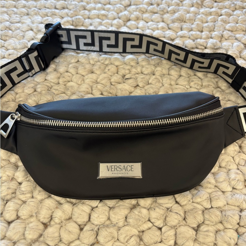 Versace Black Belt Bag